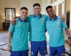 Jogadores da Seleção Brasileira se apresentam nos Estados Unidos