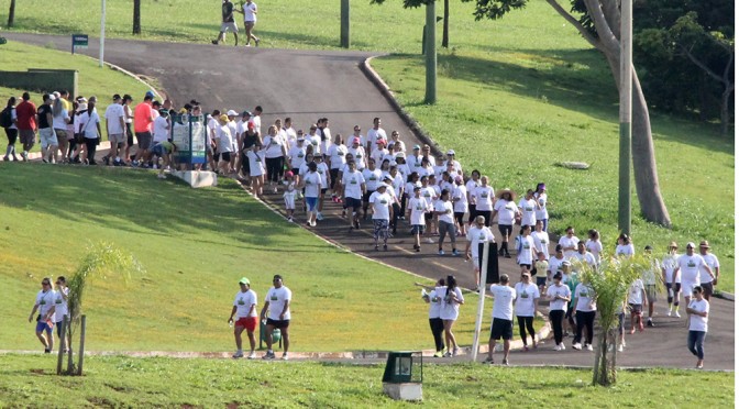 3ª edição da Caminhada do Servidor reúne 300 participantes no Parque das Nações Indígenas