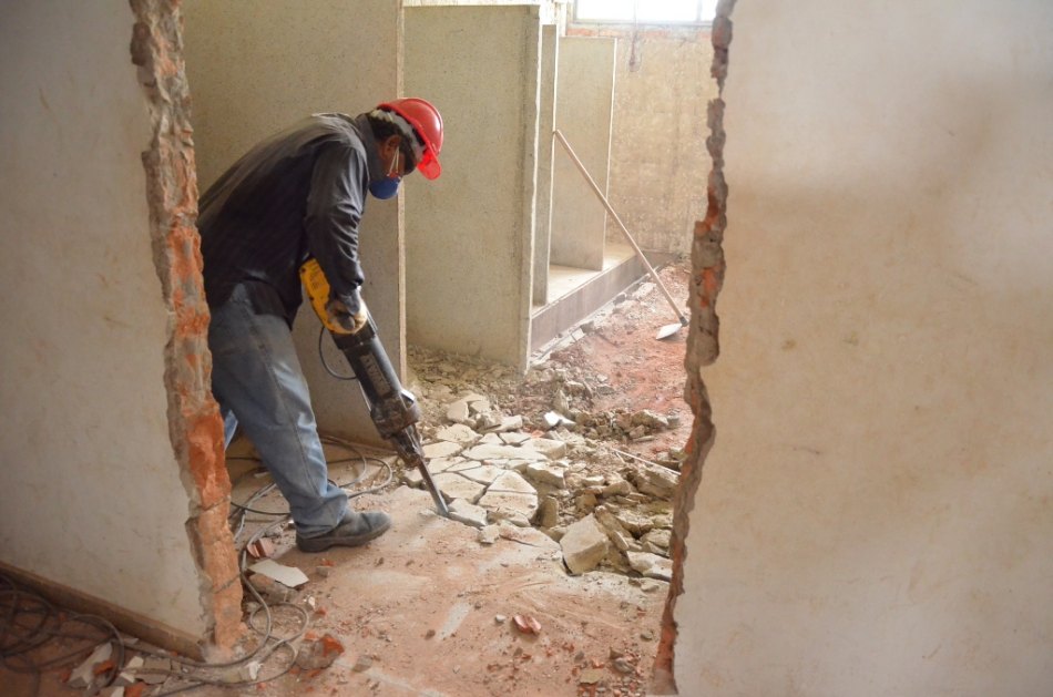 Reforma do Ginásio “Cacilda Acre Rocha” está avançada