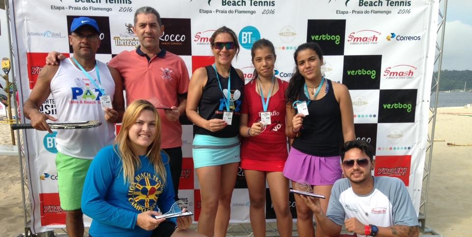 MS fatura cinco pódios no Brasileiro de Beach Tennis