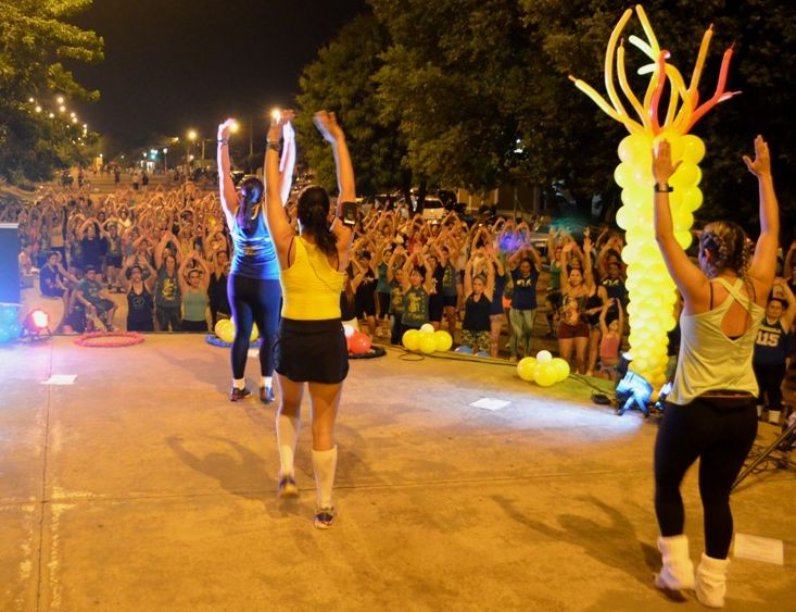 Aulão com tema olímpico leva mais de 500 pessoas à Orla