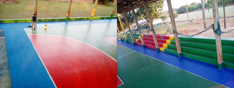 Ginásio do Quebra Coco é revitalizado e obra será entregue na próxima quinta