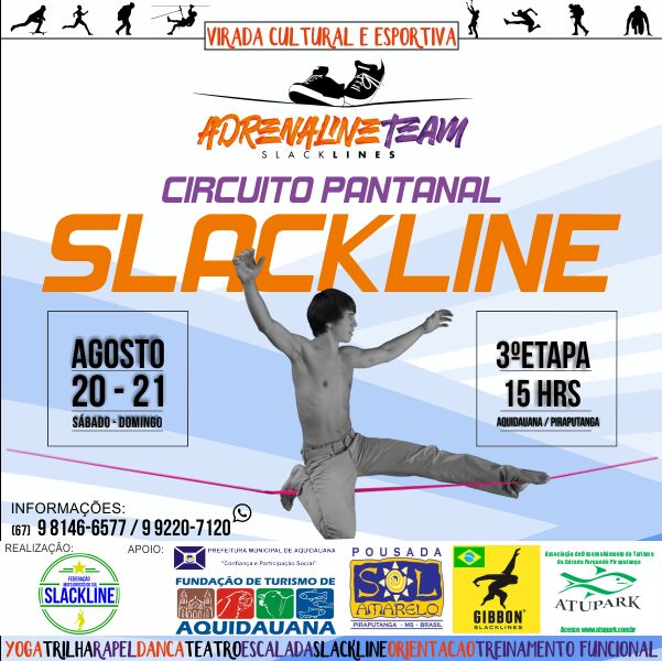 Virada terá atividades esportivas e culturais em Aquidauana