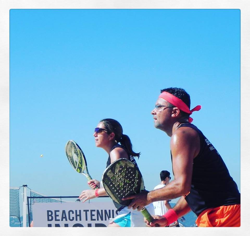 Dupla de MS disputa torneio de Beach Tennis em Porto Alegre
