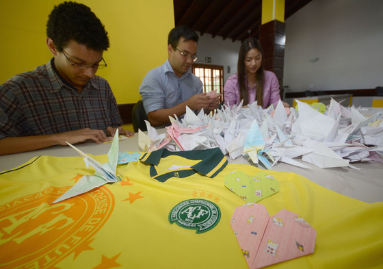 Grupo prepara homenagem a famílias da tragédia da Chape