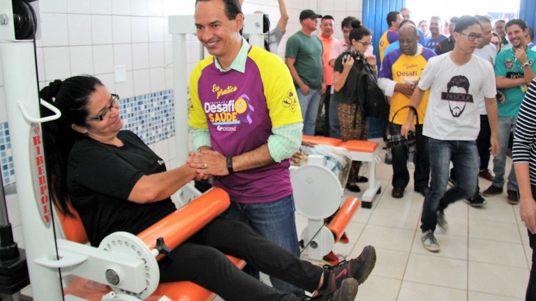 Prefeitura inaugura primeira academia de musculação pública na Capital