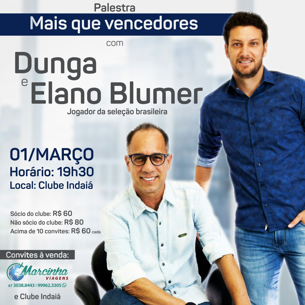 Ex-jogador Elano fará palestra em Dourados nesta quinta-feira