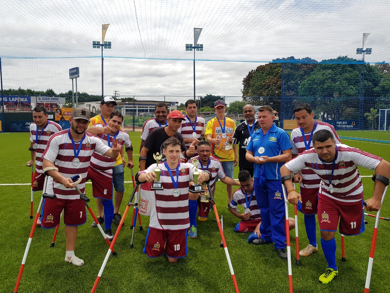 MS se garante na elite do Brasileiro de Futebol para Amputados 