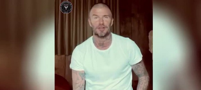 David Beckham faz campanha em favor de atingidos pelo coronavírus