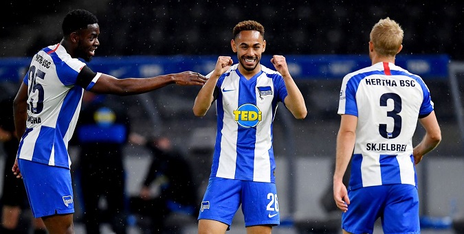 Com gol de Matheus Cunha, Hertha goleia na Bundesliga