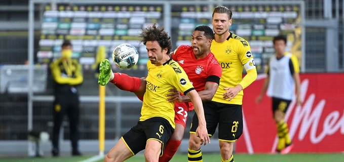 Bayern derrota Borussia e dispara rumo ao octacampeonato ﻿