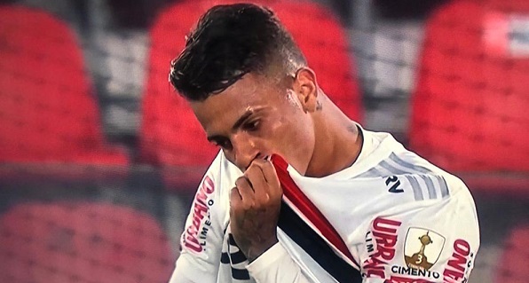 Natural de CG, Diego marca 1º gol como profissional do São Paulo