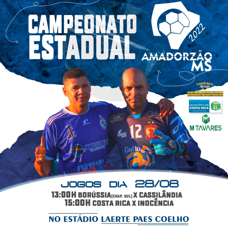Acontece em Costa Rica o 2º Campeonato Amadorzão MS 2022 