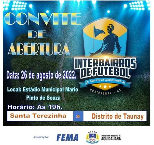 Interbairros de futebol começa hoje em Aquidauana