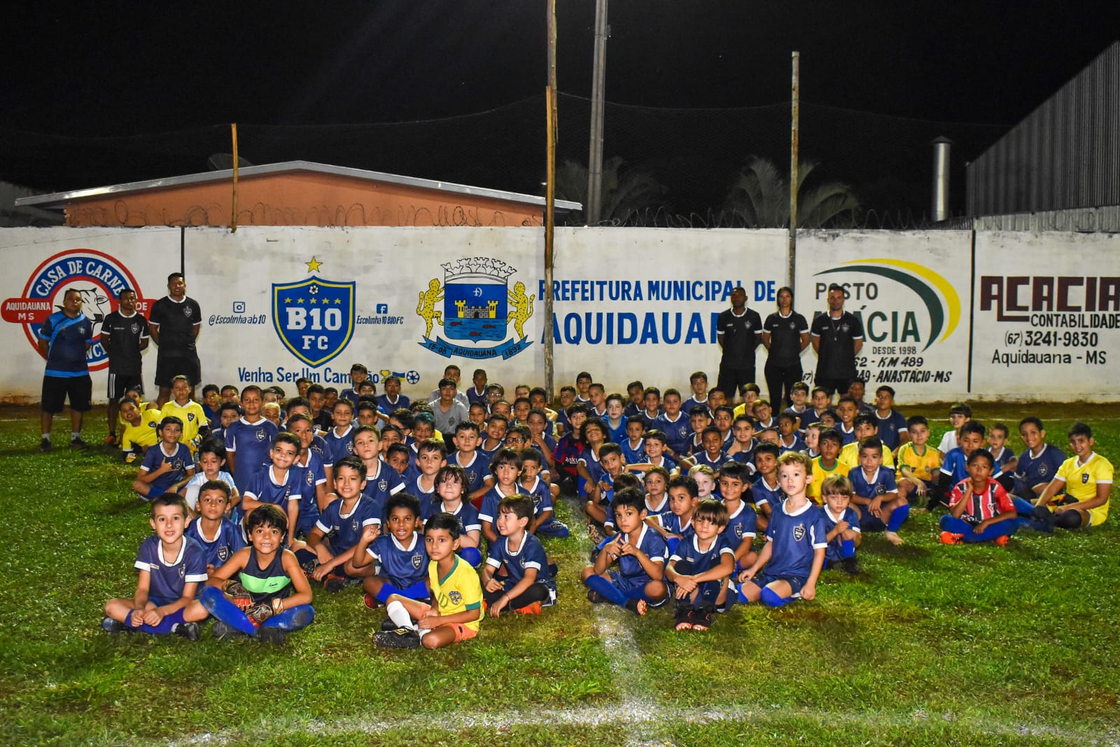 Escolinha infantil de futebol B10 de Aquidauana ganha nova sede