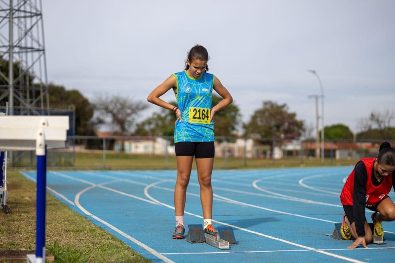 Atleta de Chapadão do Sul lidera ranking nacional nos 80 metros no Sub-16