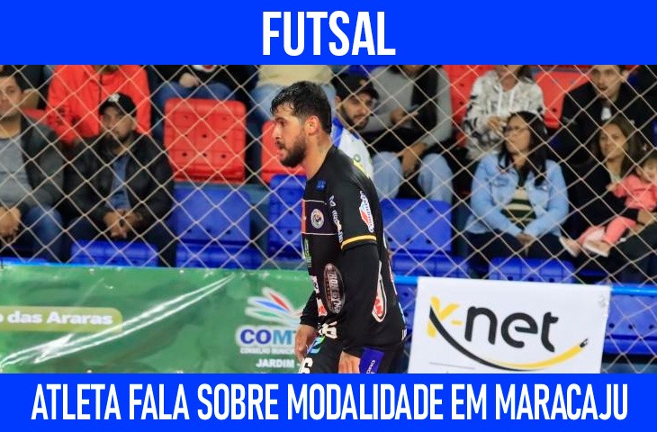 Henrique fala sobre lesões, estrutura esportiva em Maracaju e planos para a Liga MS de Futsal