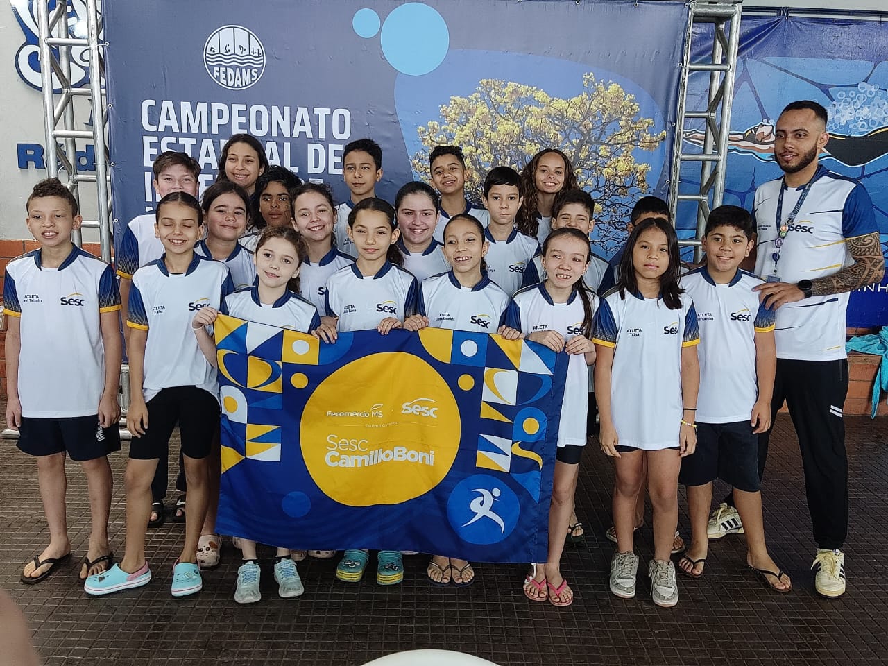 Equipe do Sesc estreia com destaque no Campeonato Estadual de Natação