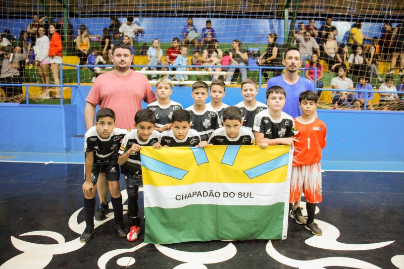 Futsal de Chapadão do Sul é destaque na Taça Gustavo César com títulos