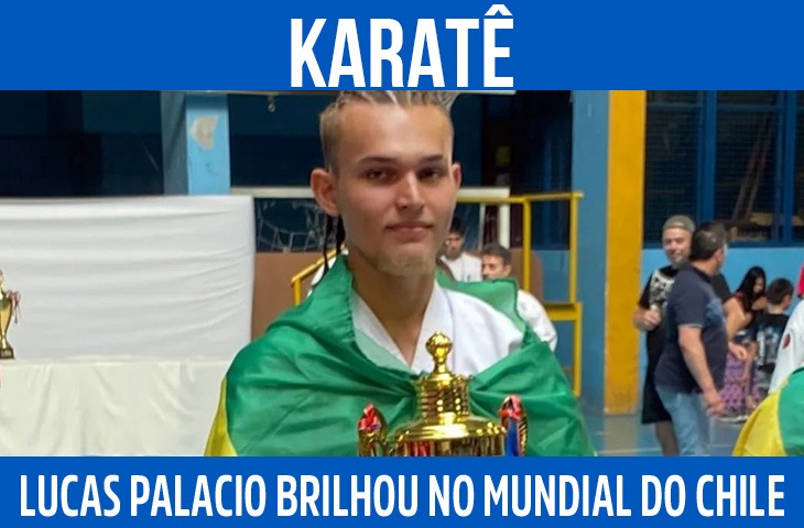 Vencer no tatame e fora dele: Lucas Palacio conta como chegou ao título mundial de karatê no Chile