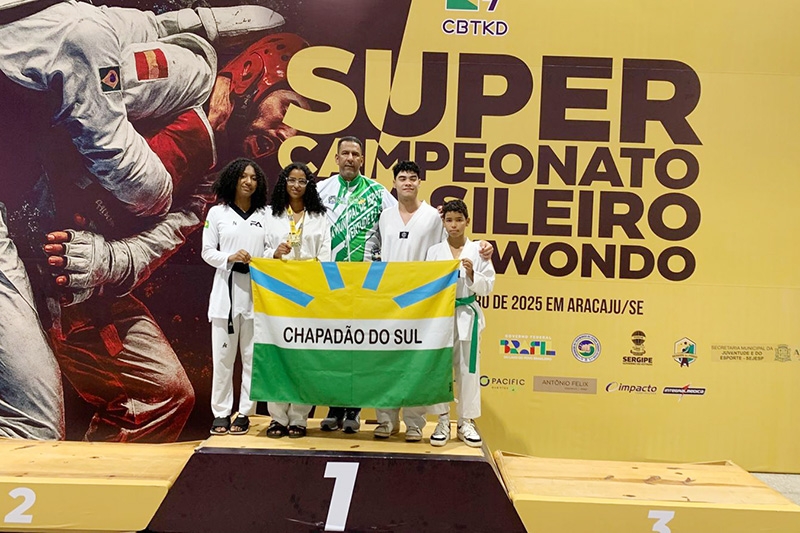 Atletas de Chapadão do Sul representam MS no Supercampeonato Brasileiro de Taekwondo