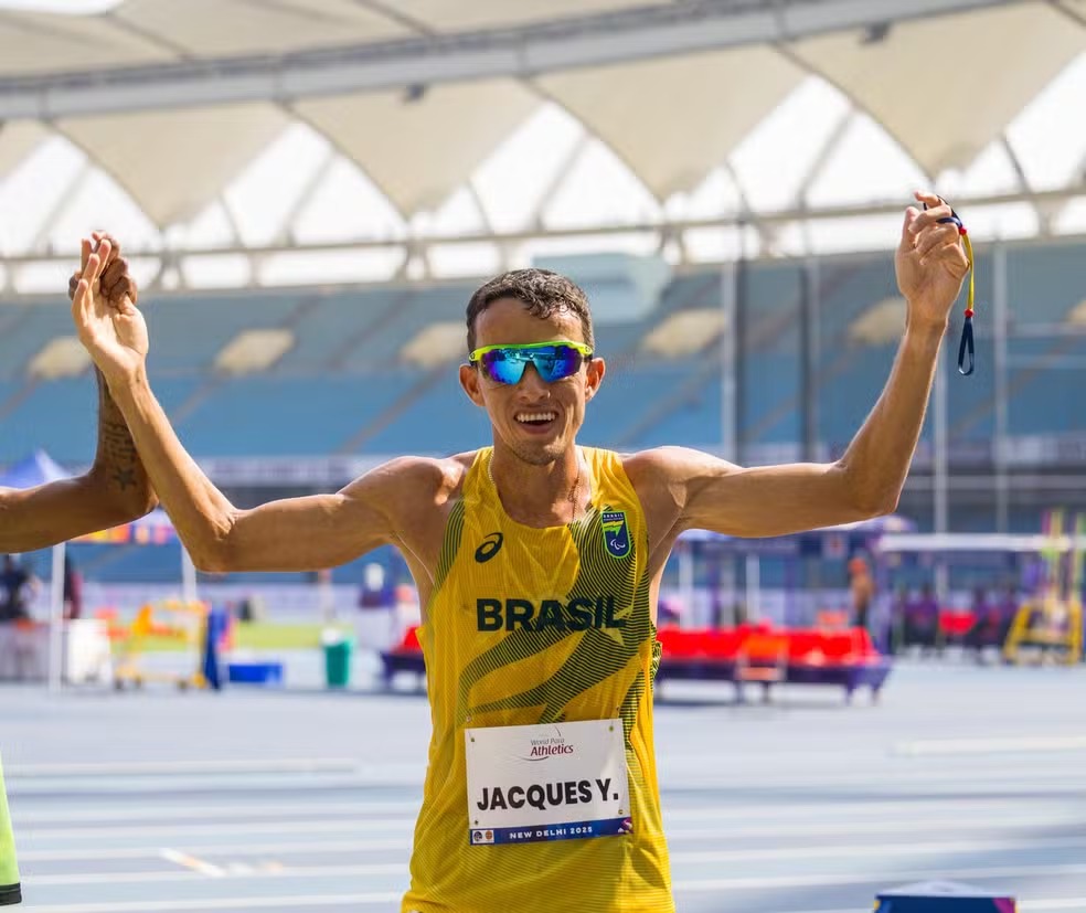Yeltsin Jacques conquista ouro nos 1.500m no Mundial Paralímpico de Atletismo
