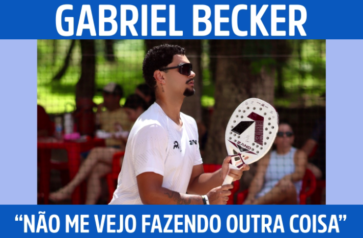 “Não me vejo fazendo outra coisa”: atleta de 19 anos mira crescimento no beach tennis