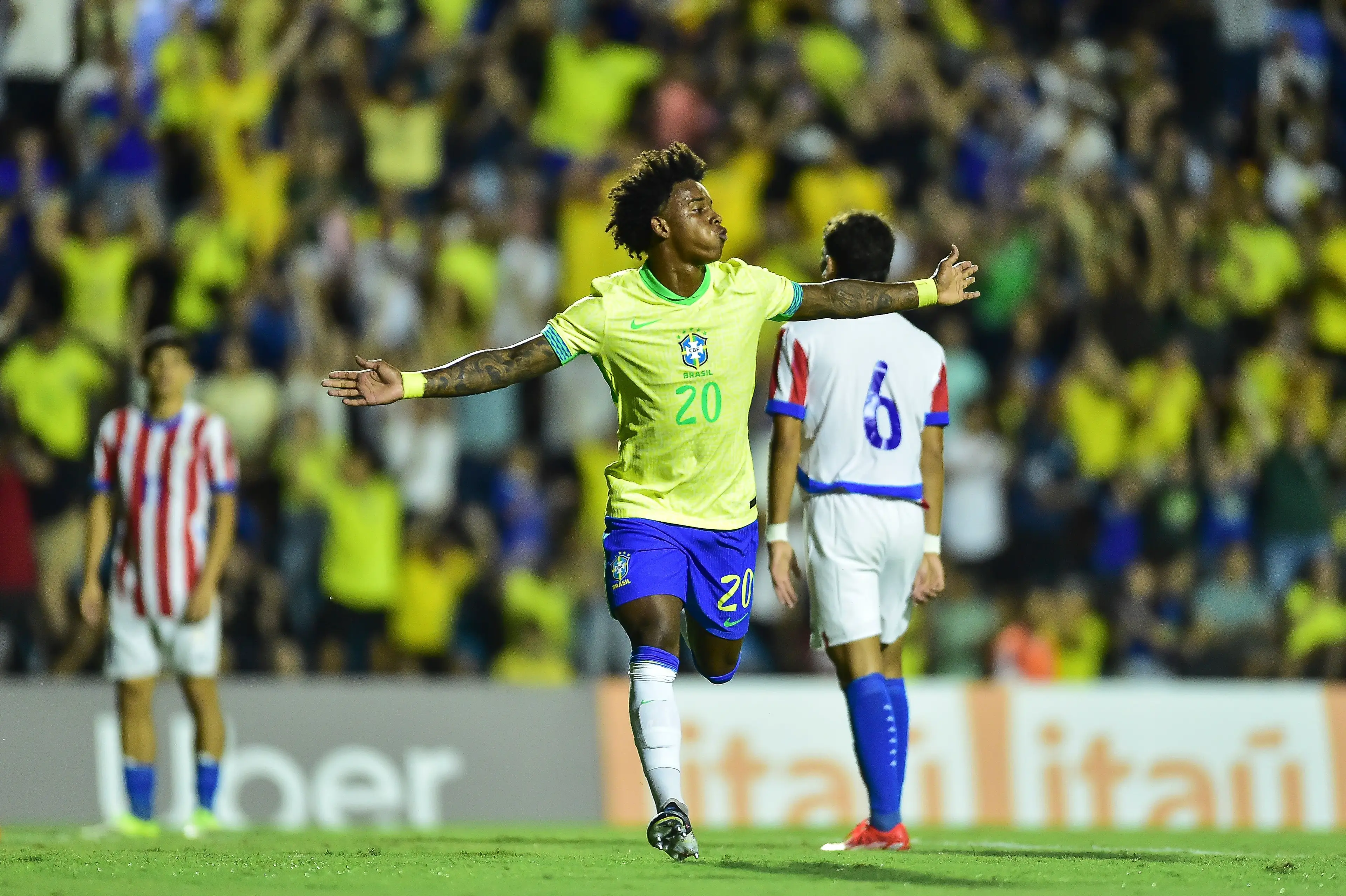 Sub-20: Brasil joga bem e vence Paraguai por 3 a 1 na estreia de Paulo Victor no comando