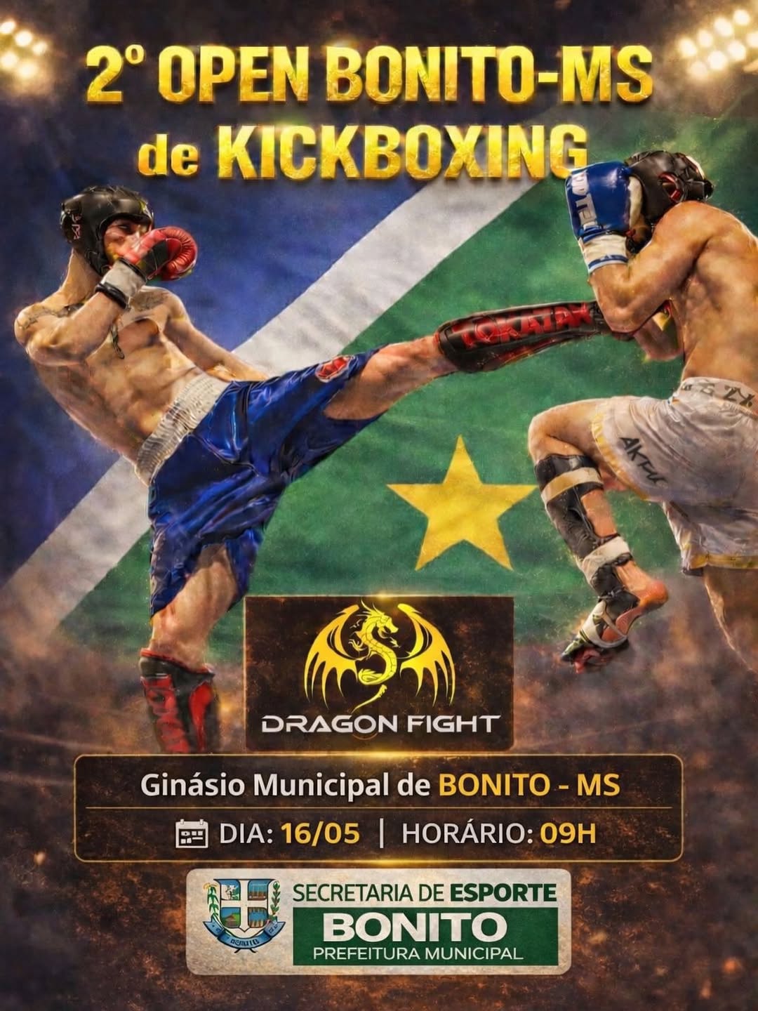Bonito recebe 2º Open de Kickboxing com...