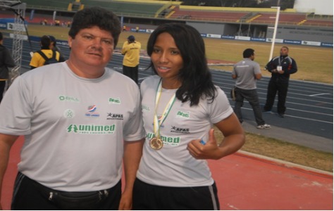 Para-atleta de Três Lagoas conquista três medalhas de ouro na Capital paulista