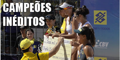 Beto/Lipe e Andrezza/Chell conquistam o Circuito Challenger 