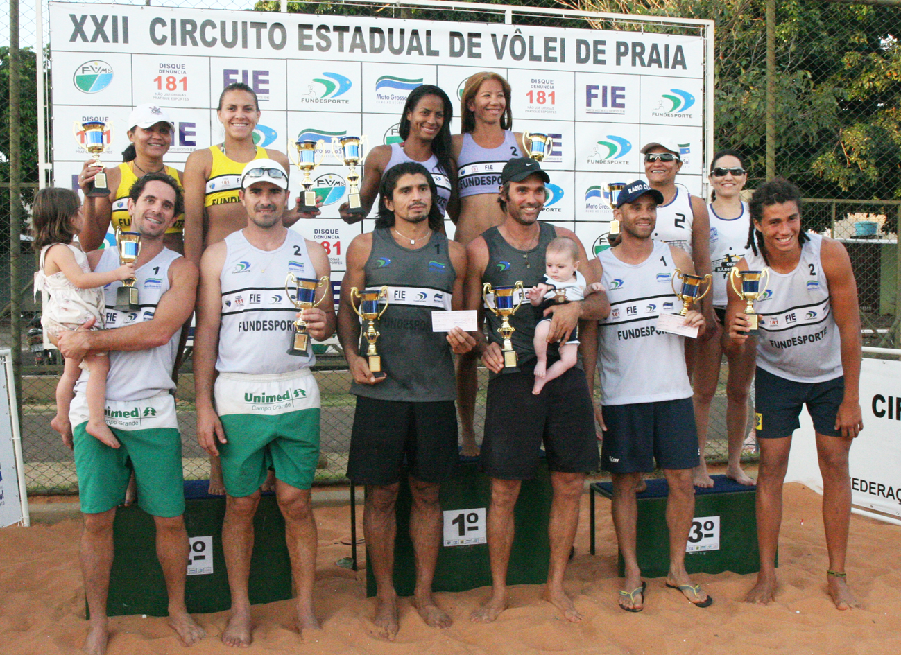 Alex/Miguel e Melissa/Maira vencem etapa do Estadual