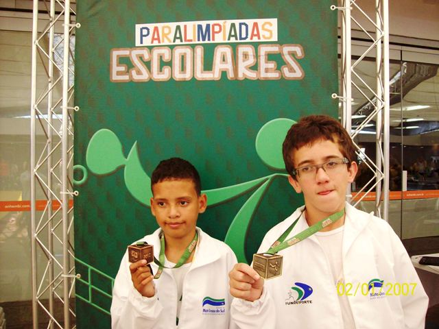 MS garante ouro inédito no tênis de mesa das Paralimpíadas Escolares 