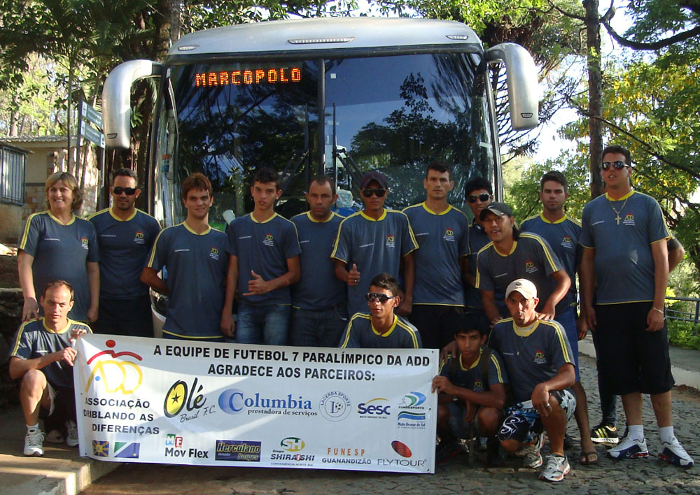 Equipe de futebol 7 Paralímpico da ADD estréia nesta quarta (21) no Brasileiro em MG