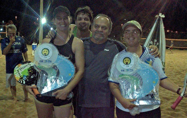 Dupla do Estado vai disputar Copa Beach Tennis em Niterói (RJ)