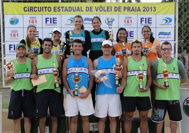 Circuito Estadual de Vôlei de Praia define os campeões da quarta etapa