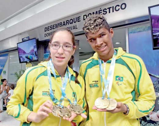 Paratletas do Estado conquistam medalhas no Parapan-Americano de Juvenis