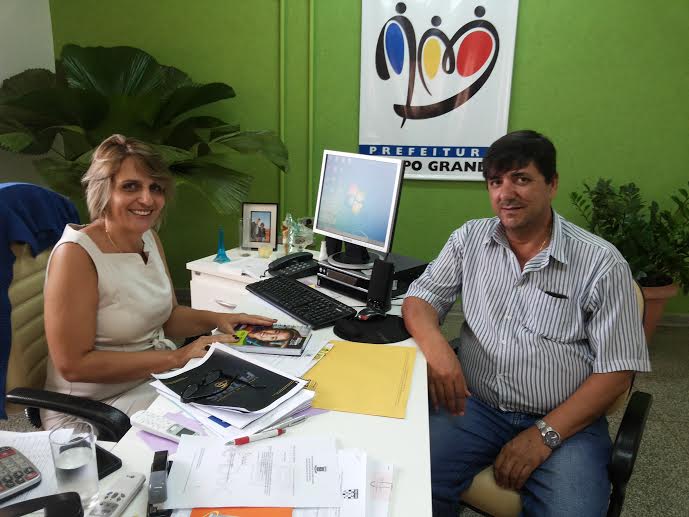 Presidente da Fetems pede apoio à Funesp para realização de evento