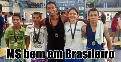   MS brilha no Campeonato Brasileiro de Luta Olímpica
