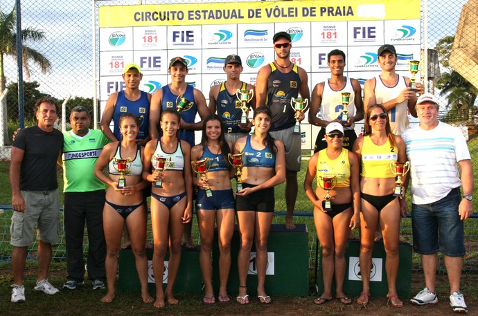 Dupla mato-grossense vence etapa de circuito de vôlei de praia em MS