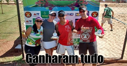 Duplas número 1º de MS vencem de ponta a ponta Torneio no Paraná