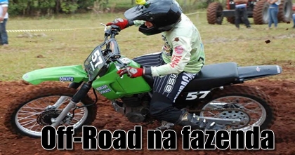Encontro de Motos Off-Road será realizado em uma fazenda