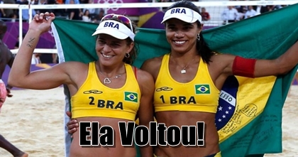 Larissa volta a jogar e fecha parceria com Talita para RIO 2016