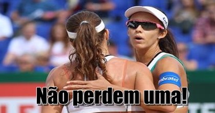 Dupla da Aquidauanense Talita chega às quartas na Polônia