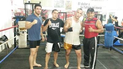 Nilson Pulgatti treina atleta paraguaio em confronto