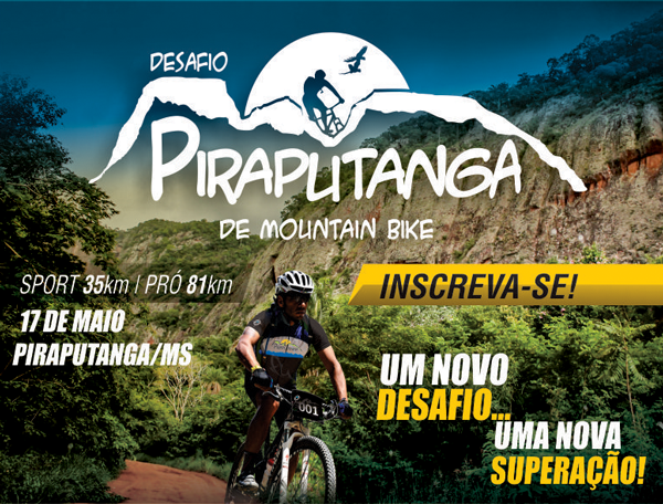 Desafio Piraputanga de Mountain Bike acontece neste domingo