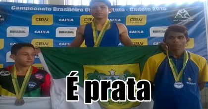 Ed Bruno conquista duas pratas no Brasileiro Cadete