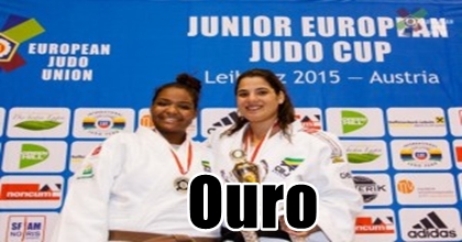 Gebara e Nogueira conquistam ouro em etapa do Europeu na Alemanha
