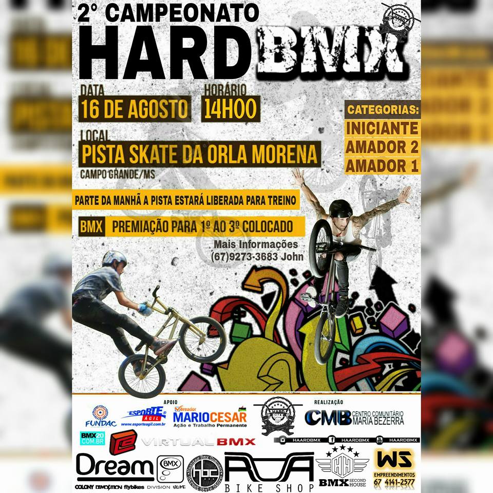 Inscrições abertas para o 2º Hard BMX na Orla Morena
