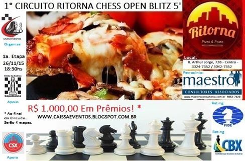 Circuito Ritorna Blitz começa no dia 26 de Novembro na capital